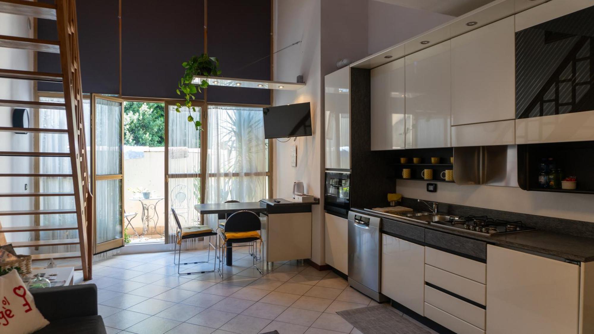 Апартаменты Ol Vege Casa In Centro Storico Сканцорошате Экстерьер фото